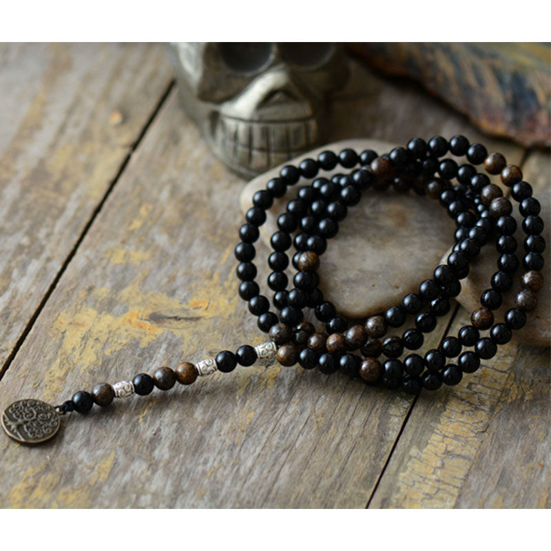 Steampunk Bronzite Vintage Necklace Steampunk Bronzite Vintage Necklace