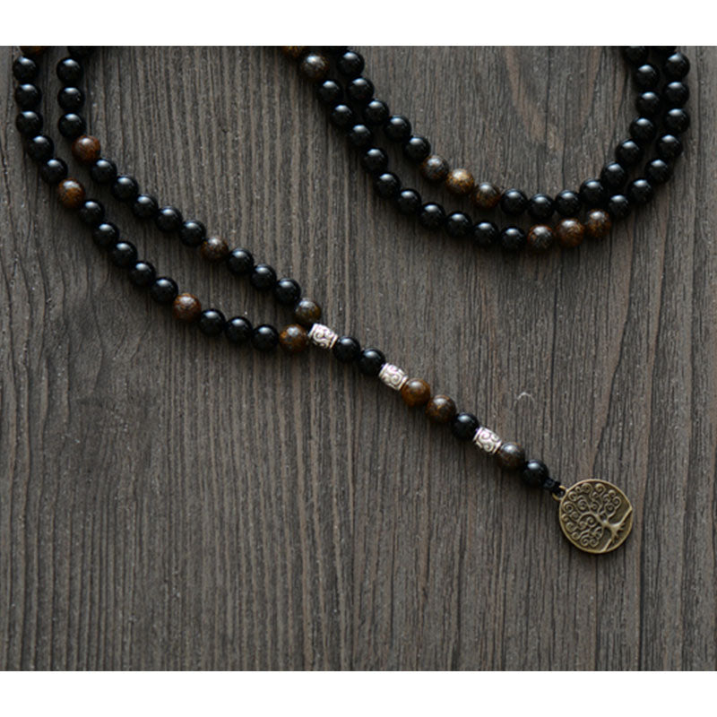 Steampunk Bronzite Vintage Necklace Steampunk Bronzite Vintage Necklace