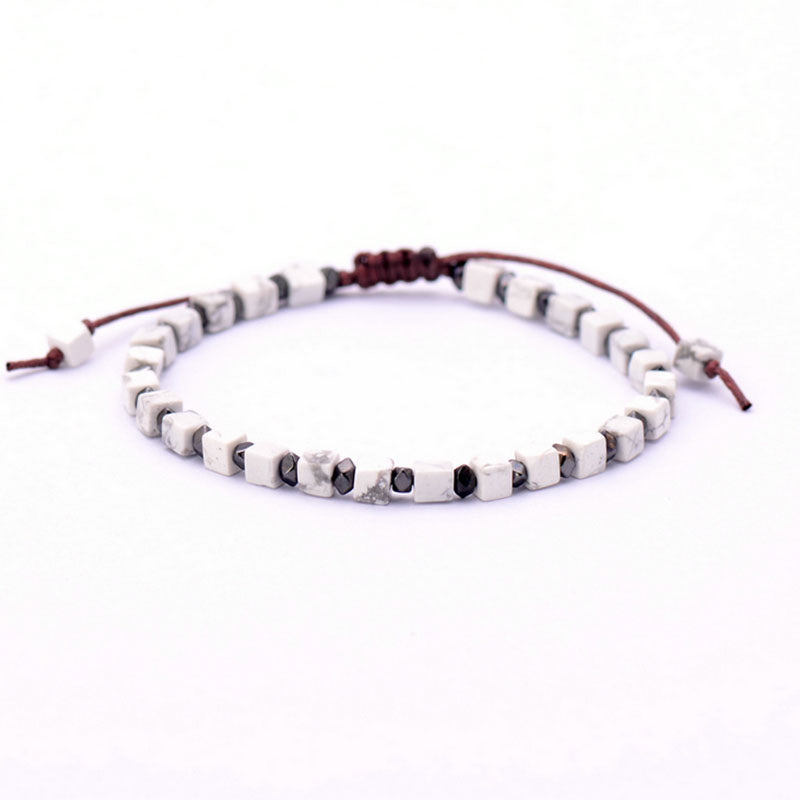 Square Natural Stone Bracelet Square Natural Stone Bracelet