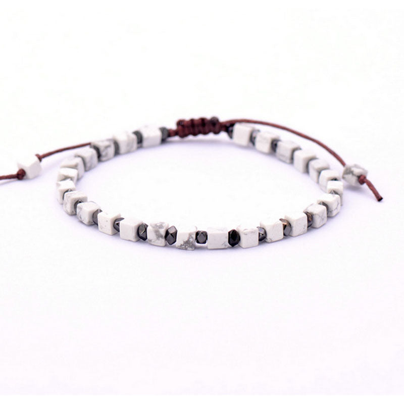 Square Natural Stone Bracelet Square Natural Stone Bracelet