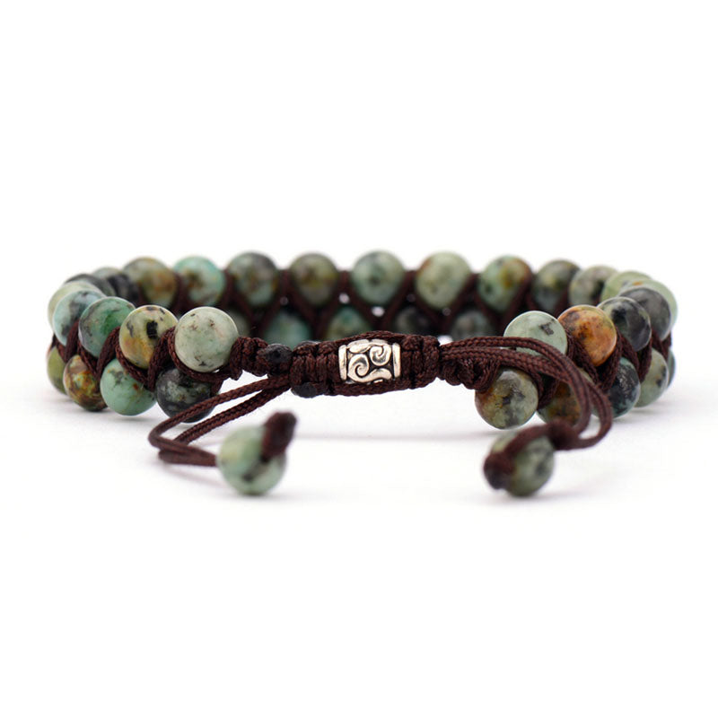 African Stone Braided Bracelet African Stone Braided Bracelet