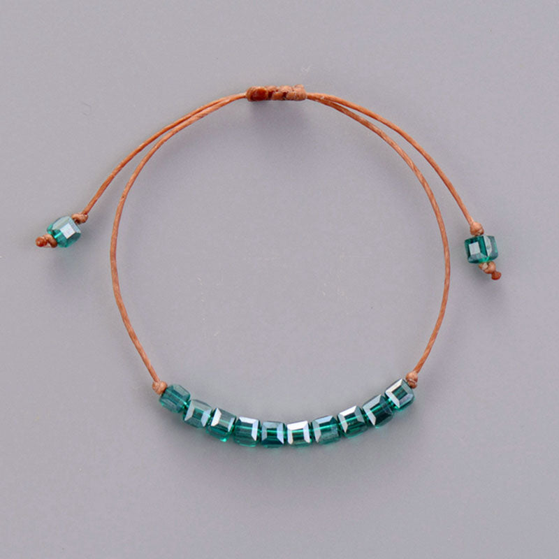 Square Crystal Bracelet Square Crystal Bracelet