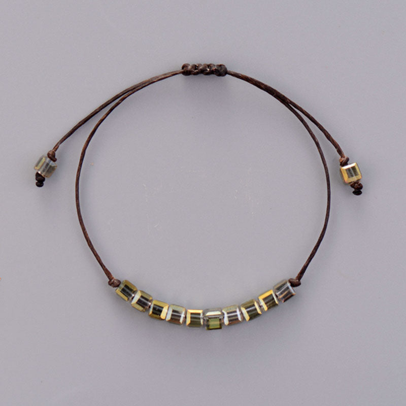 Square Crystal Bracelet Square Crystal Bracelet