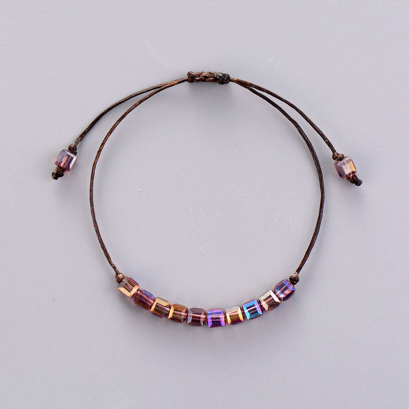 Square Crystal Bracelet Square Crystal Bracelet