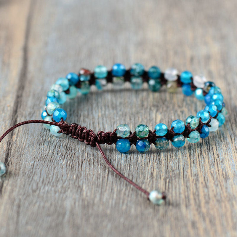 Faceted India Braided Bracelet Faceted India Braided Bracelet