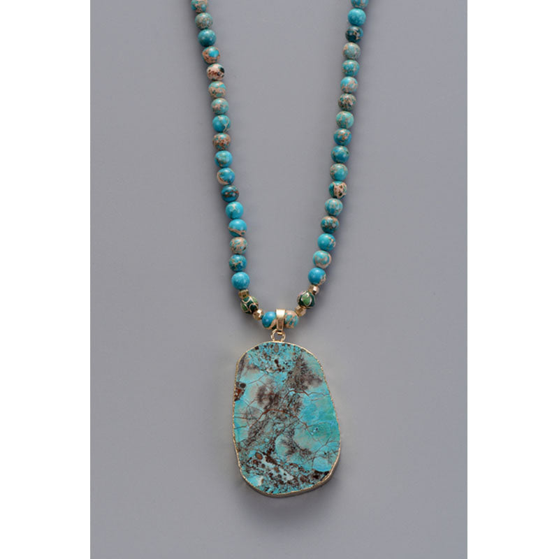 Stone Pendant Necklace Stone Pendant Necklace