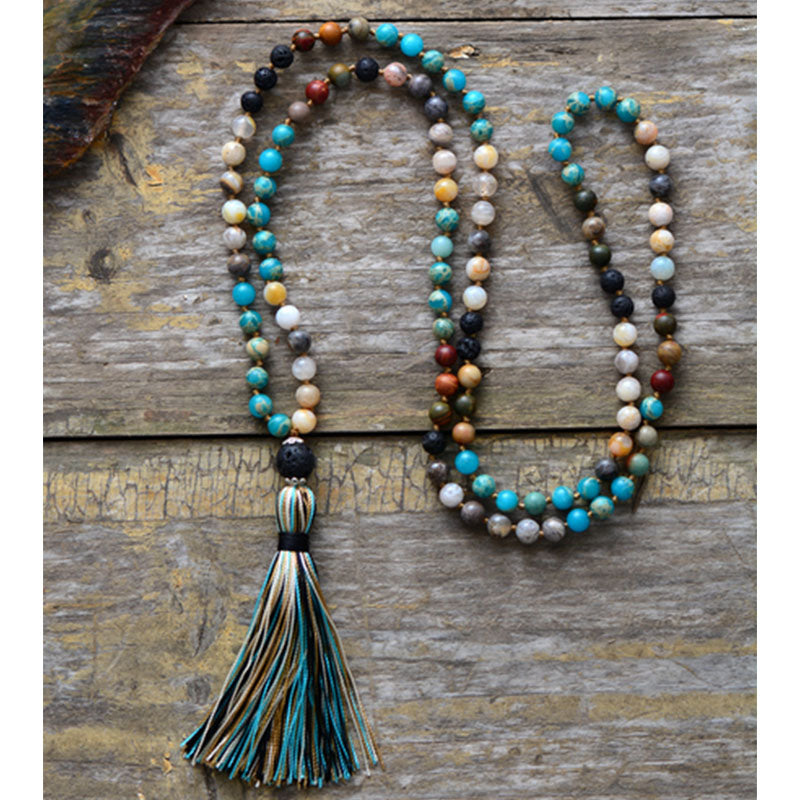 Rock Tassel Necklace Rock Tassel Necklace