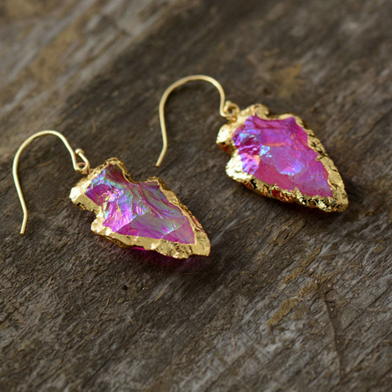 Quartz Arrow Ahead Earrings Quartz Arrow Ahead Earrings