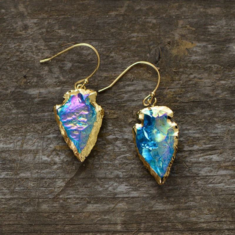 Quartz Arrow Ahead Earrings Quartz Arrow Ahead Earrings