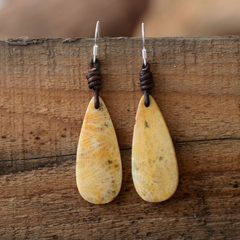 Vintage Leather Bohemia Earrings Vintage Leather Bohemia Earrings