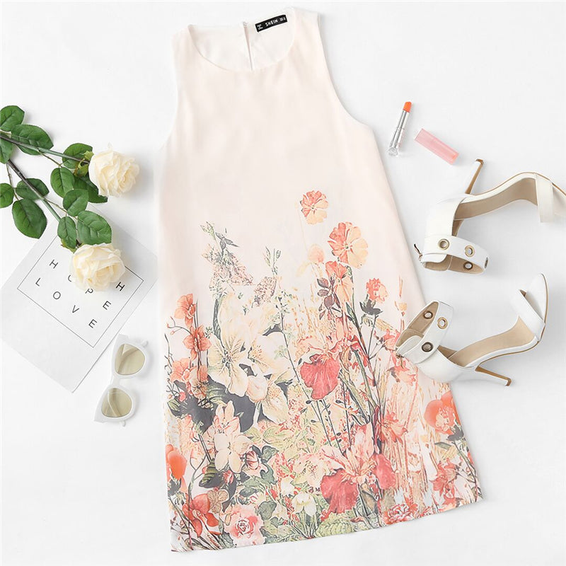 Flower Print Boho Dress Flower Print Boho Dress