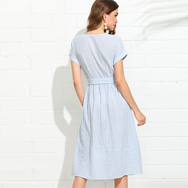 Pinstripe Dress Pinstripe Dress