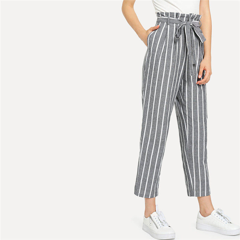 Tapered High Waist Pants Tapered High Waist Pants