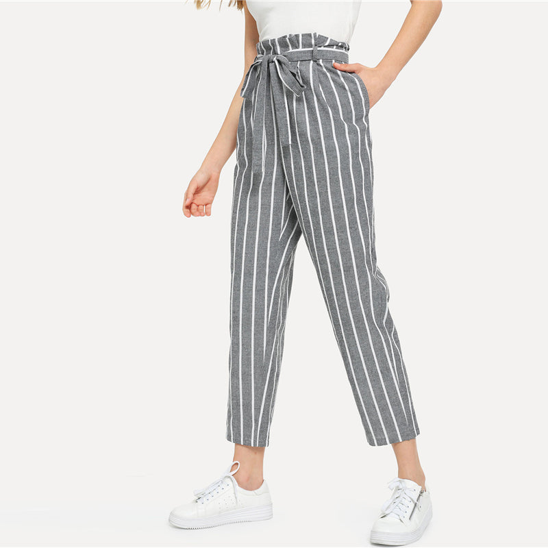 Tapered High Waist Pants Tapered High Waist Pants