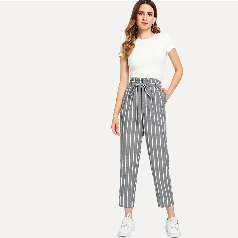 Tapered High Waist Pants Tapered High Waist Pants