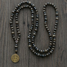 Jesus Pendant Mens Rosary