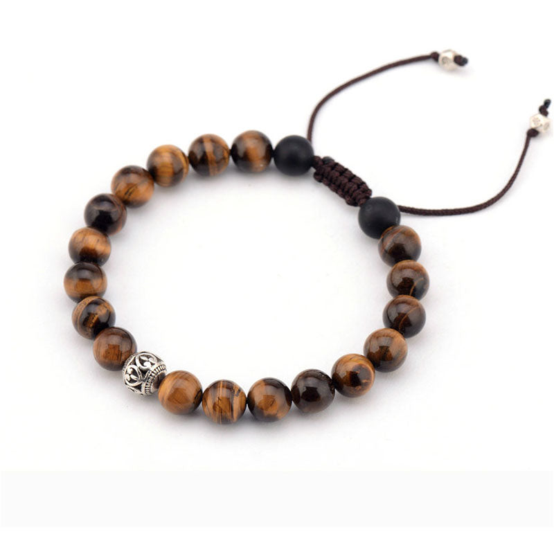 Tiger Eye Tibetan Beads