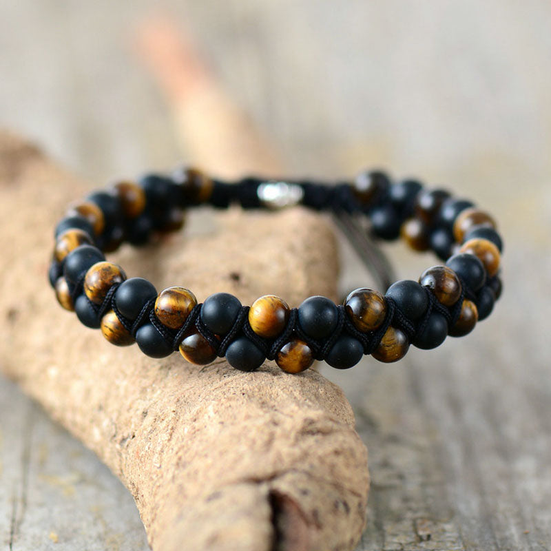 Tiger Eye Braided Bracelet