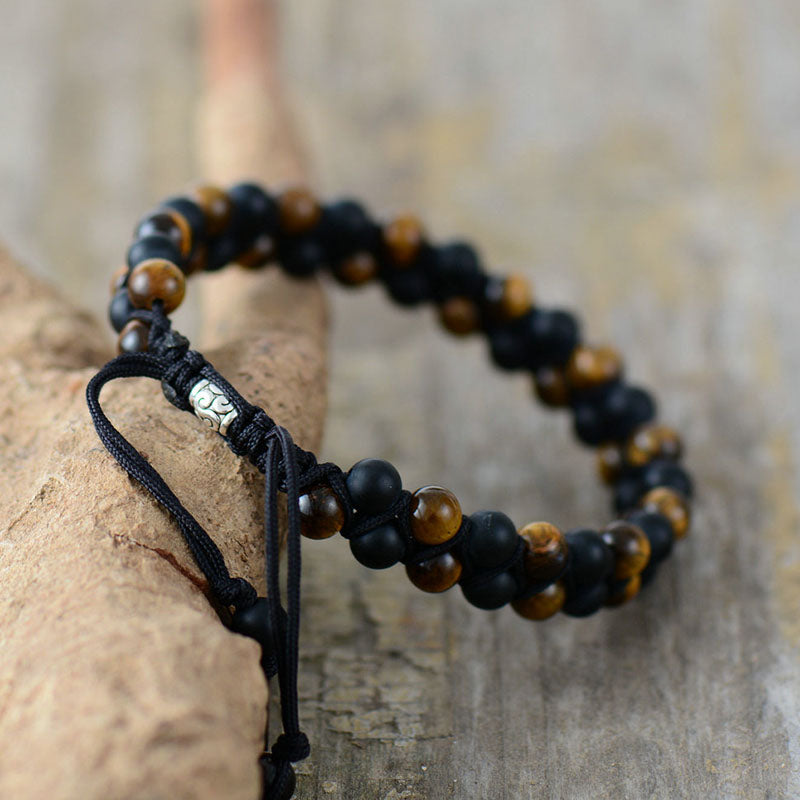 Tiger Eye Braided Bracelet