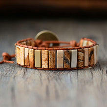 Vintage Leather Cuff Bracelet