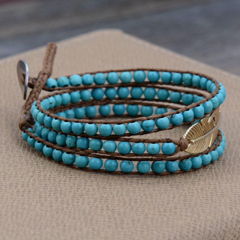 Antique Wax Wrap Bracelet