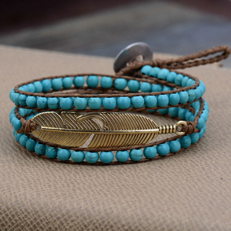 Antique Wax Wrap Bracelet