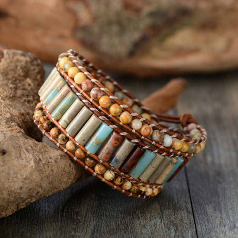 Layers Leather Wrap