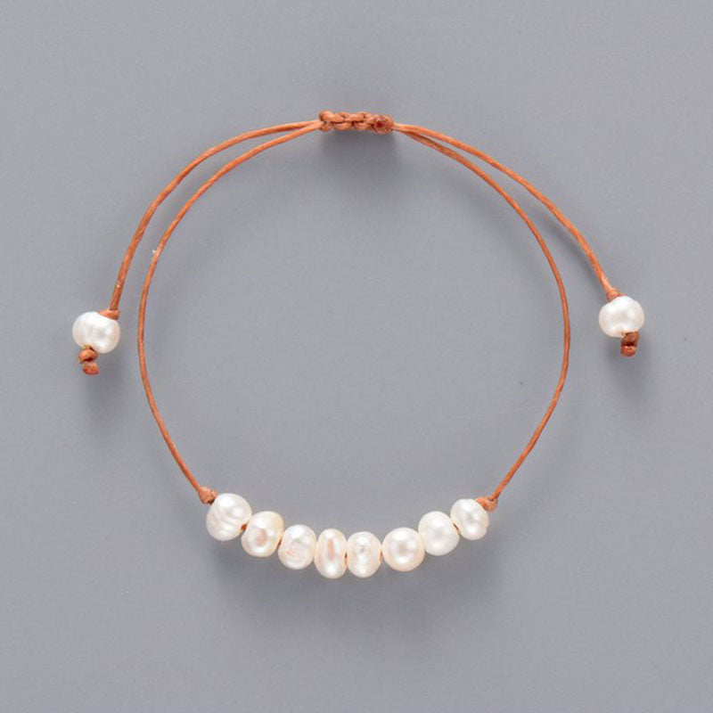 Classic Pearls Adjustable Bracelet