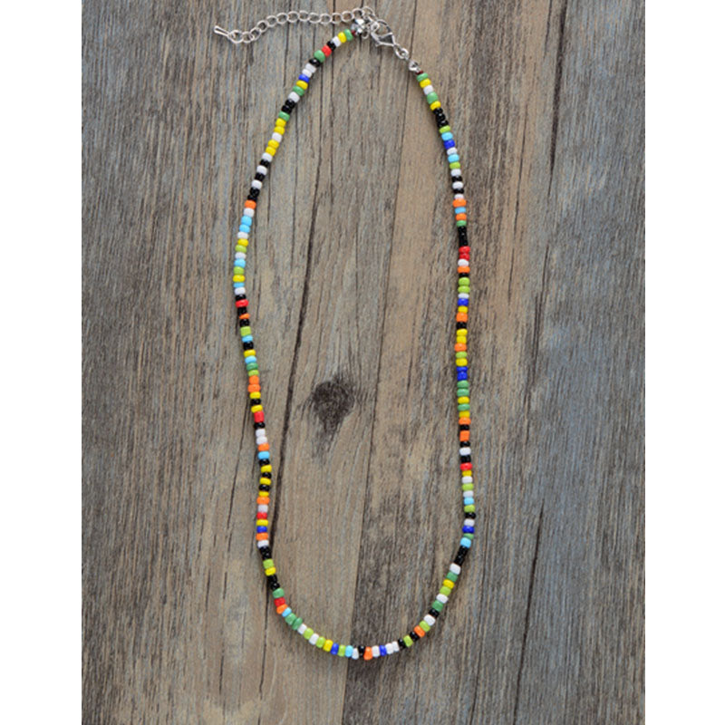 Seed Beads Choker Necklace