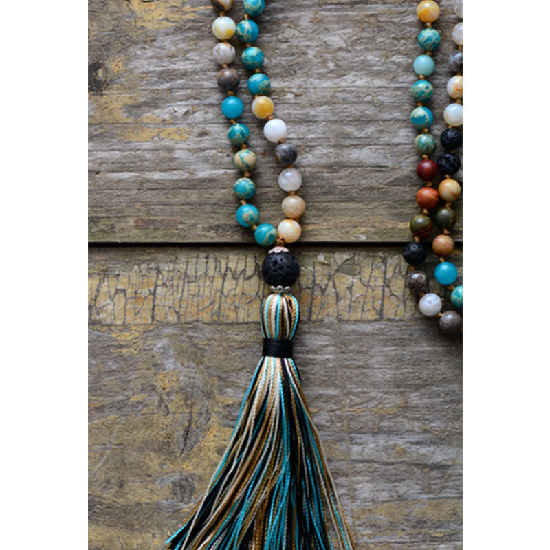 Rock Tassel Necklace