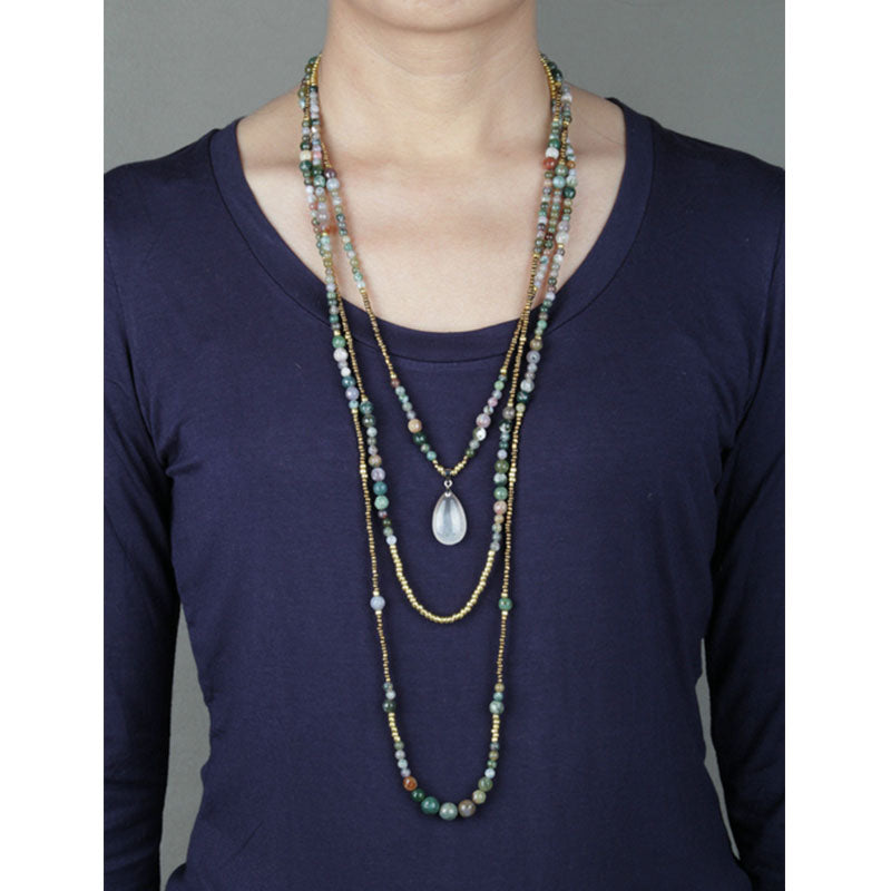 India Onyx  Bohemia Necklaces