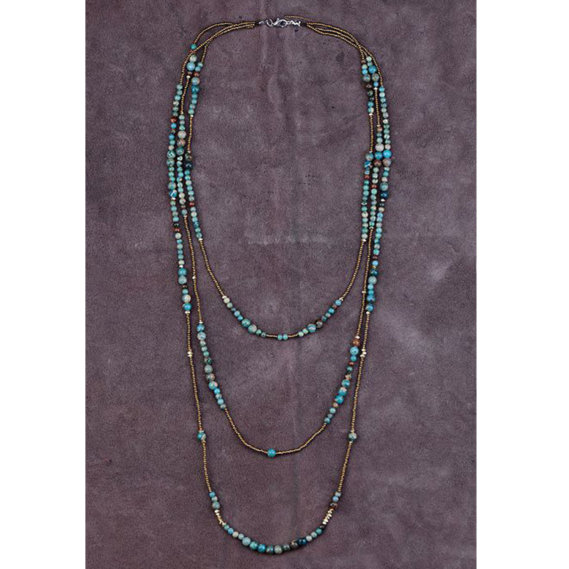 Seed Beads 3 Layered Necklace