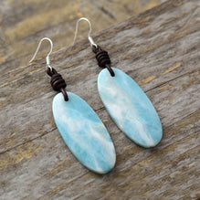 Amazonite Vintage Earrings