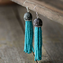 Rhinestone Ethnic Earrings