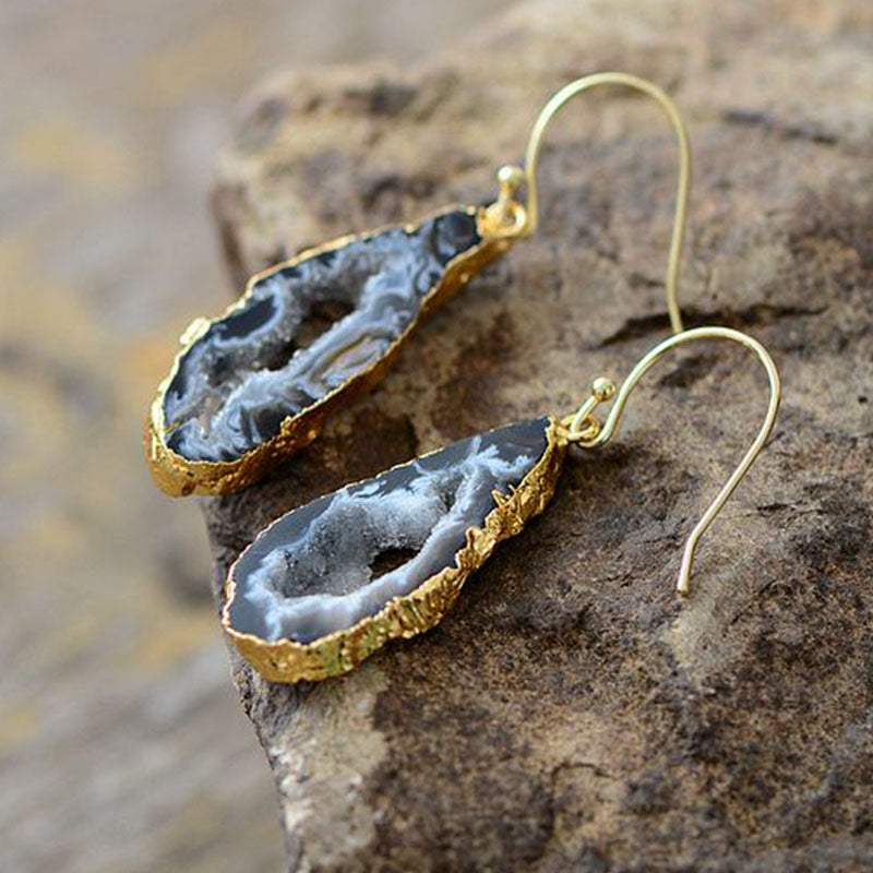 Druzy Dangle Earrings