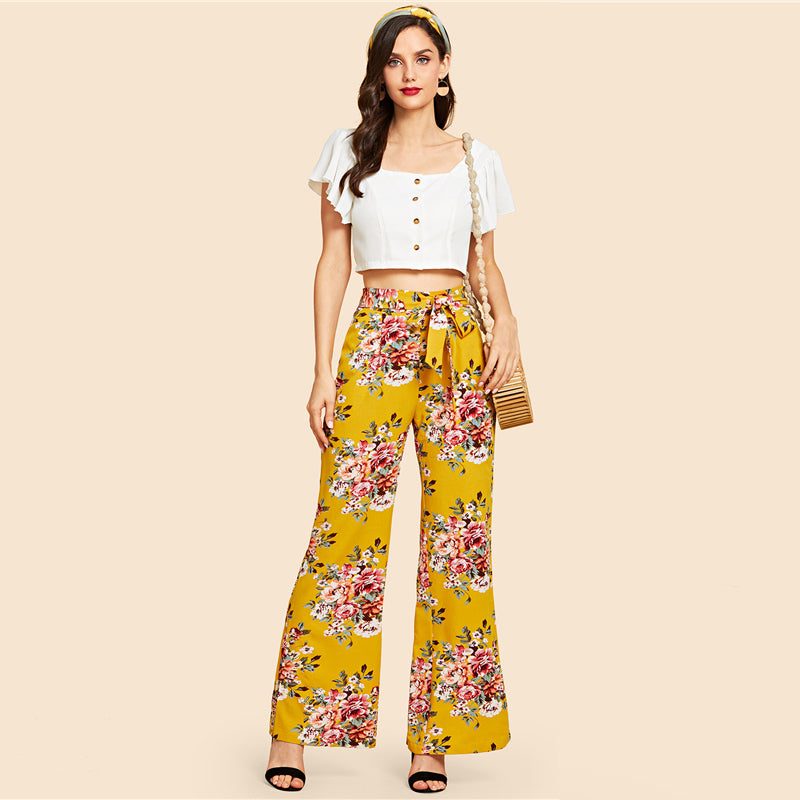 Boho Drawstring Pants